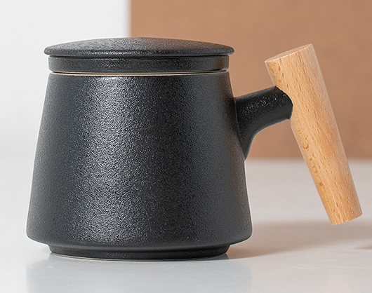 Taza de Cerámica para Oficina con Filtro y Tapa Integrada - Image 12