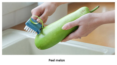 Pelador Multiusos 5 en 1 con Cepillo, Abridor y Rallador de Ajo - Image 10