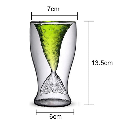 Vaso de Vino Doble Diseño Sirena - Copas Creativas para Whiskey, Cócteles y Bebidas - Image 11