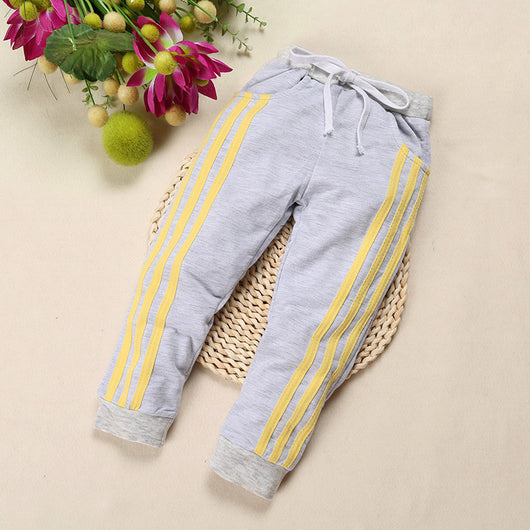 Pantalones Deportivos Casuales para Niños con Tres Franjas - Algodón Stretch Primavera Otoño - Image 7