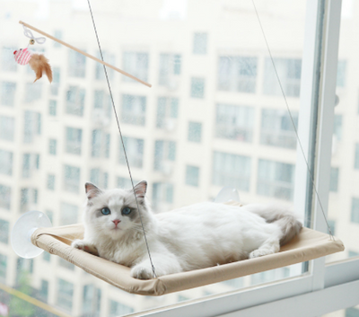 Cama Colgante con Ventosas para Gatos - Hamaca de Verano para Descanso - Image 6