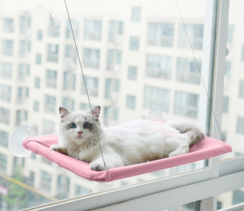 Cama Colgante con Ventosas para Gatos - Hamaca de Verano para Descanso - Image 7