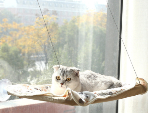 Cama Colgante con Ventosas para Gatos - Hamaca de Verano para Descanso - Image 11