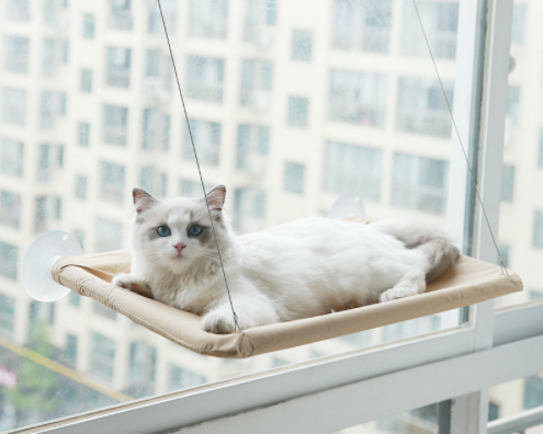 Cama Colgante con Ventosas para Gatos - Hamaca de Verano para Descanso - Image 14