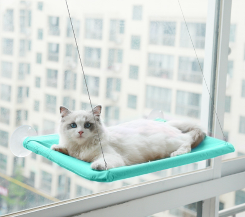 Cama Colgante con Ventosas para Gatos - Hamaca de Verano para Descanso - Image 17