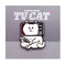 Broche Distintivo de Personalidad Gato TV Original