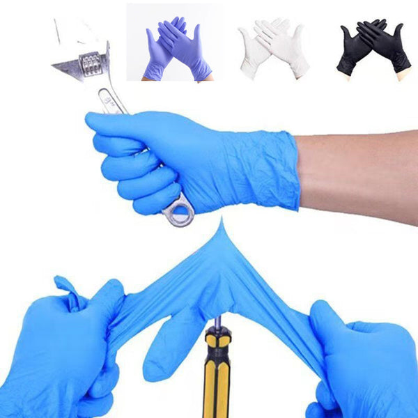 Guantes Desechables de Nitrilo de Alta Elasticidad y Protección Duradera