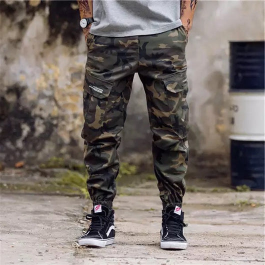 Pantalones Cargo Camuflaje con Múltiples Bolsillos - Image 4