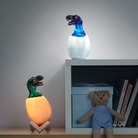 Lámpara Infantil LED Táctil Huevo de Dinosaurio - 16 Colores con Control Remoto - Image 9