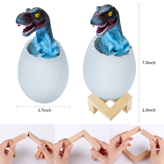 Lámpara Infantil LED Táctil Huevo de Dinosaurio - 16 Colores con Control Remoto - Image 15