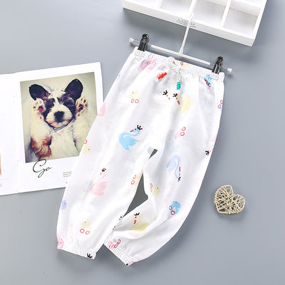 Pantalones Holgados de Gasa para Niña Verano Transpirables Antiinsectos - Image 11