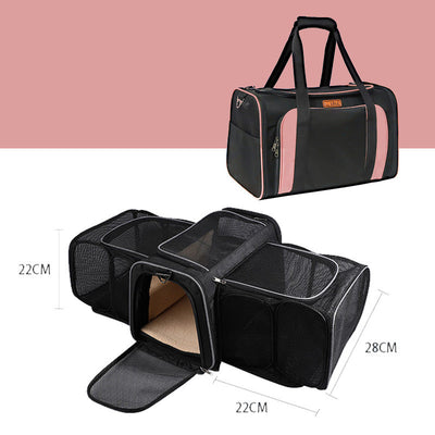 Mochila Transportadora para Gatos - Bolsa Portátil Respirable con Aislamiento Térmico - Image 9
