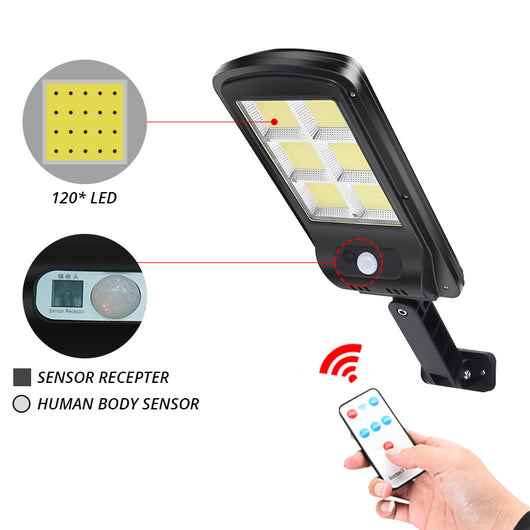 Lámpara Solar de Pared con Sensor de Movimiento y Control Remoto - Image 7