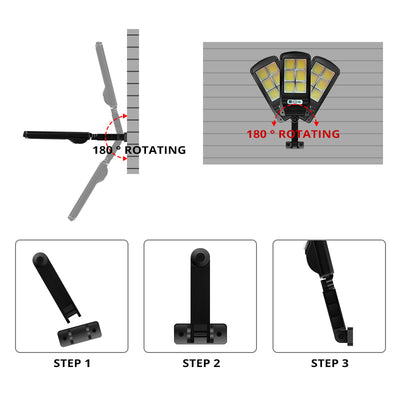Lámpara Solar de Pared con Sensor de Movimiento y Control Remoto - Image 11