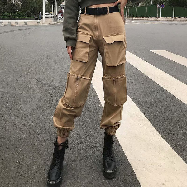 Pantalones de Sudadera Holgados con Bolsillos