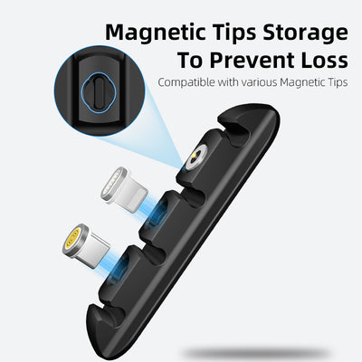Organizador Magnético de Cables con Almacenamiento para Escritorio - Image 5