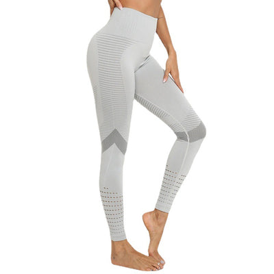 Leggins Deportivos de Cintura Alta con Malla Transpirable de Secado Rápido - Image 23