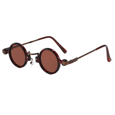 Gafas de Sol Steampunk Redondas Retro - Estilo Europeo Tendencia 2024 - Image 4