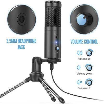 Micrófono Profesional para Podcast, Streaming y Grabación de Voz en Grupo - Image 10