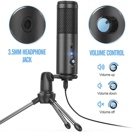 Micrófono Profesional para Podcast, Streaming y Grabación de Voz en Grupo - Image 10