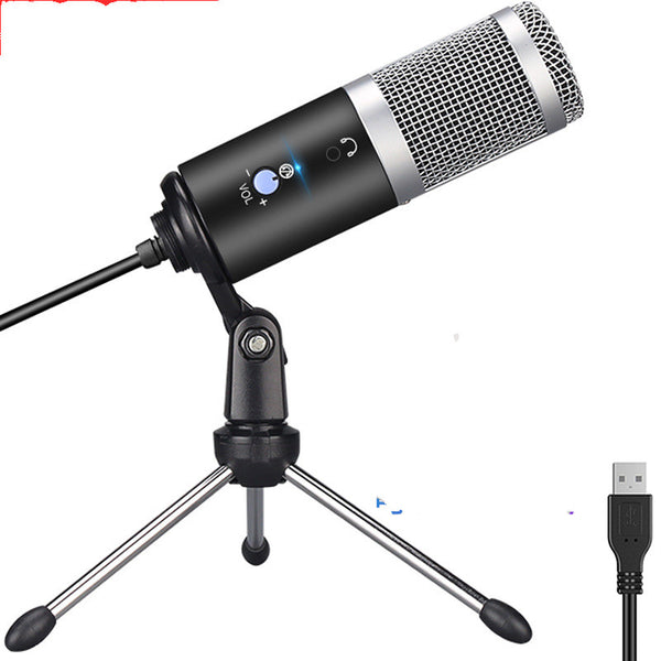 Micrófono Profesional para Podcast, Streaming y Grabación de Voz en Grupo