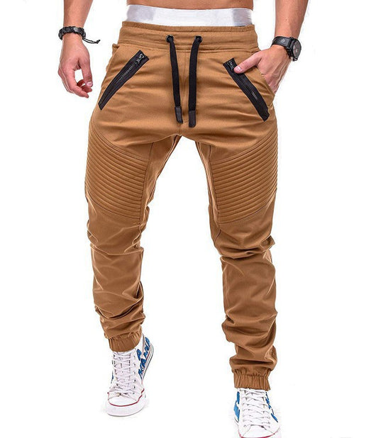 Pantalones Deportivos Holgados con Doble Cierre y Cintura Elástica para Hombre - Image 12