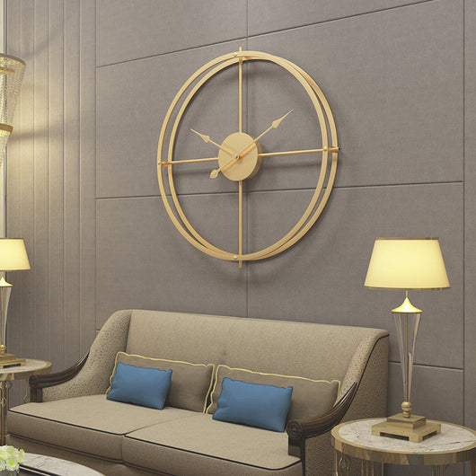 Reloj de Pared de Hierro Forjado - Decoración Elegante para Sala y Estudio - Image 7