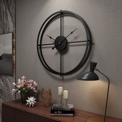 Reloj de Pared de Hierro Forjado - Decoración Elegante para Sala y Estudio - Image 8