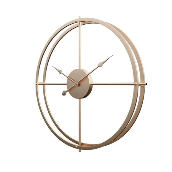 Reloj de Pared de Hierro Forjado - Decoración Elegante para Sala y Estudio