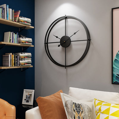 Reloj de Pared de Hierro Forjado - Decoración Elegante para Sala y Estudio - Image 5