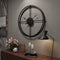 Reloj de Pared de Hierro Forjado - Decoración Elegante para Sala y Estudio