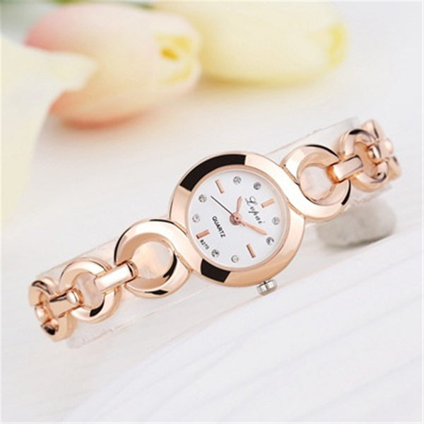 Reloj Ejecutivo Dorado de Lujo - Cuarzo Clásico Profesional