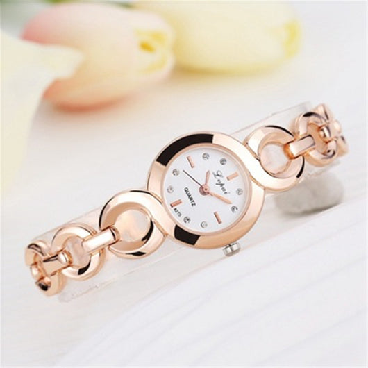 Reloj Ejecutivo Dorado de Lujo - Cuarzo Clásico Profesional - Image 2
