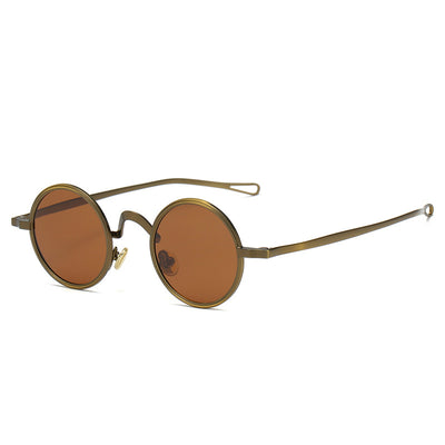 Gafas de Sol Polarizadas Redondas Retro Punk - Estilo Crown Prince - Image 12