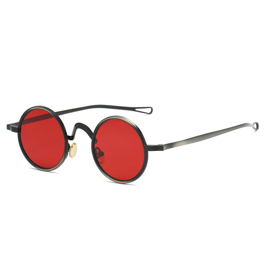 Gafas de Sol Polarizadas Redondas Retro Punk - Estilo Crown Prince - Image 17