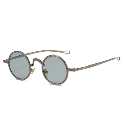 Gafas de Sol Polarizadas Redondas Retro Punk - Estilo Crown Prince - Image 16