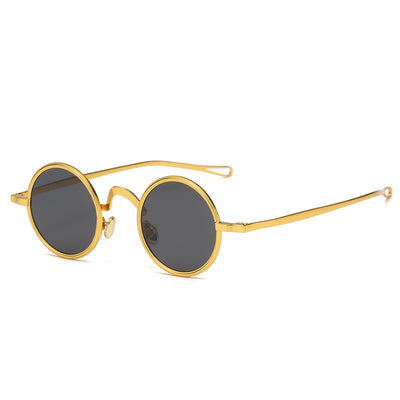 Gafas de Sol Polarizadas Redondas Retro Punk - Estilo Crown Prince - Image 6