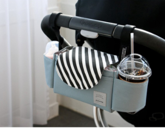 Organizador Colgante para Cochecito de Bebé con Compartimentos para Biberón y Pañales - Image 2