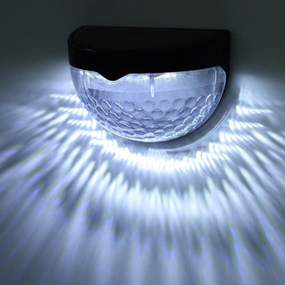 Lámpara Solar Semicircular para Cerca y Jardín con Efecto Gota de Agua - Image 16