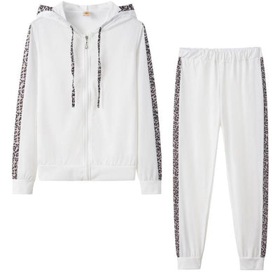 Conjunto de Sudadera y Pantalón Leopardo con Bolsillos y Cierre - Otoño Invierno - Image 7
