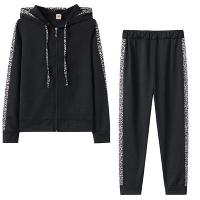 Conjunto de Sudadera y Pantalón Leopardo con Bolsillos y Cierre - Otoño Invierno - Image 11
