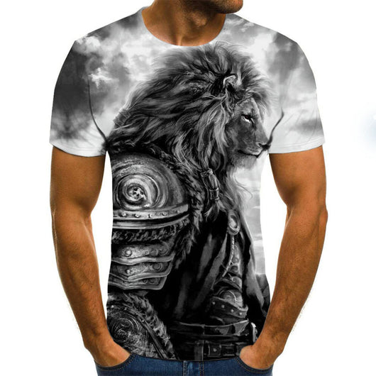 Playera con Estampado 3D de León - Diseño Animal Fashion - Image 19