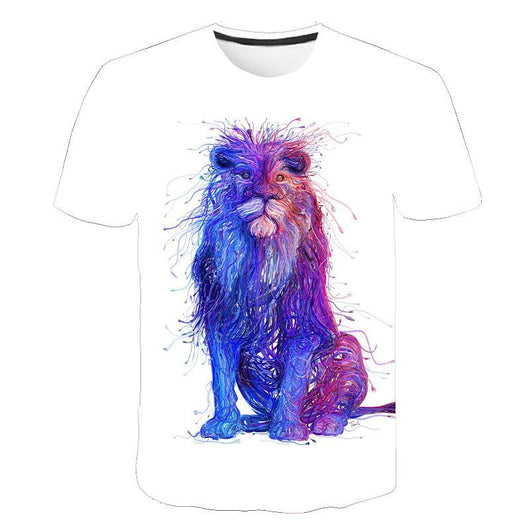 Playera con Estampado 3D de León - Diseño Animal Fashion - Image 18