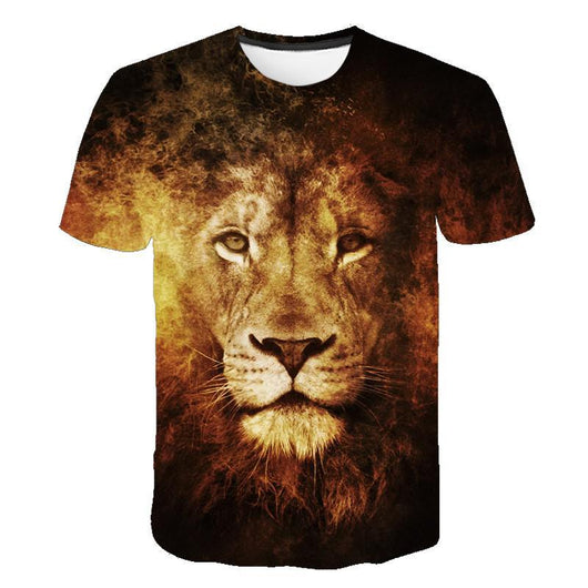 Playera con Estampado 3D de León - Diseño Animal Fashion - Image 24