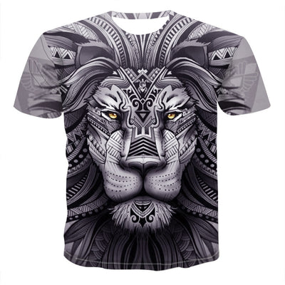 Playera con Estampado 3D de León - Diseño Animal Fashion - Image 6