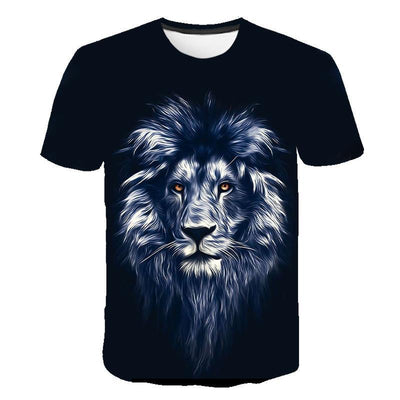 Playera con Estampado 3D de León - Diseño Animal Fashion - Image 4