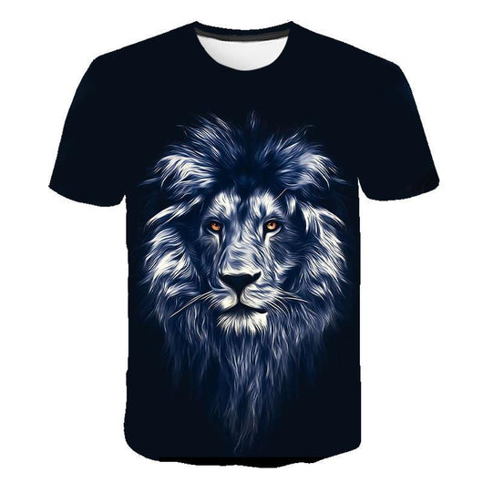 Playera con Estampado 3D de León - Diseño Animal Fashion - Image 4
