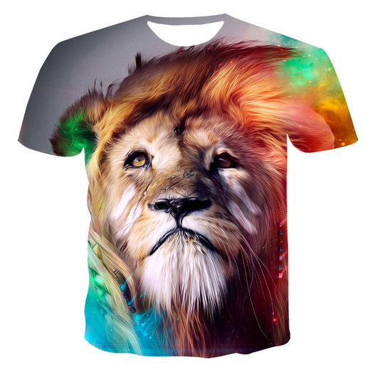 Playera con Estampado 3D de León - Diseño Animal Fashion - Image 12