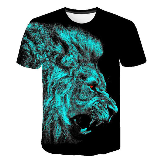 Playera con Estampado 3D de León - Diseño Animal Fashion - Image 14