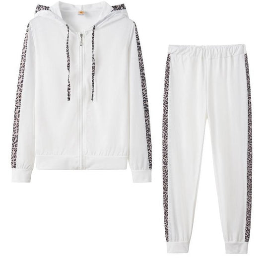 Conjunto de Sudadera y Pantalón Leopardo con Bolsillos y Cierre - Otoño Invierno - Image 5